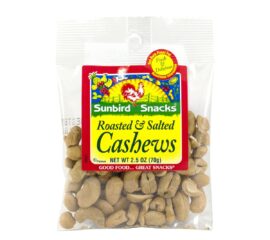 Roasted & Salted Cashews, 2.5oz